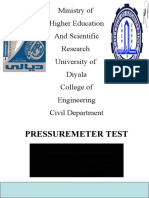 Pressuremeter Test