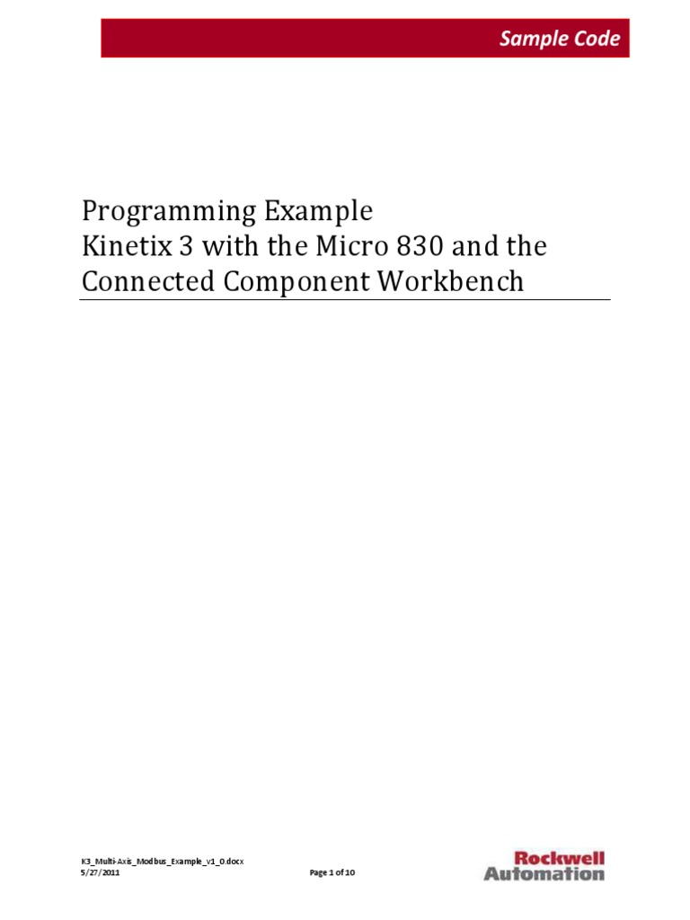 Rockwell Automation Programming Help | PDF | Digital Technology ...