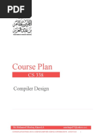 Course Plan: Compiler Design