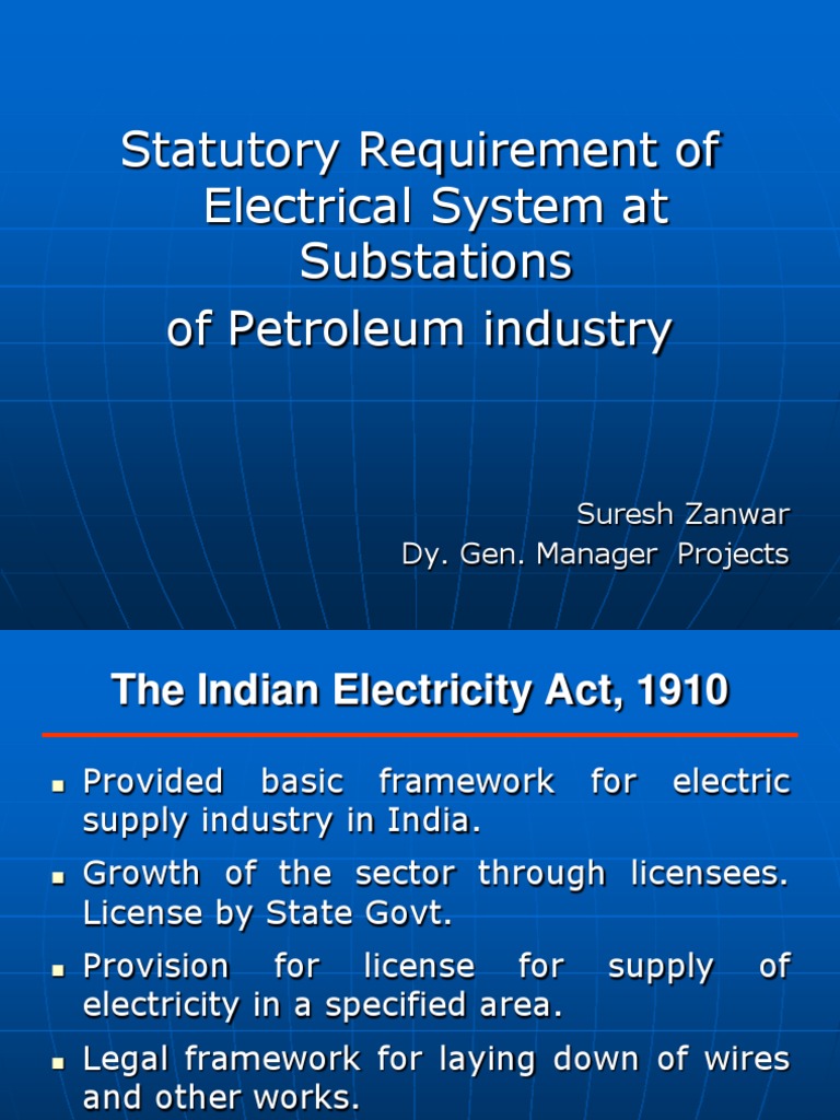 Electrical Regulation PDF Electrical Substation Electric Motor