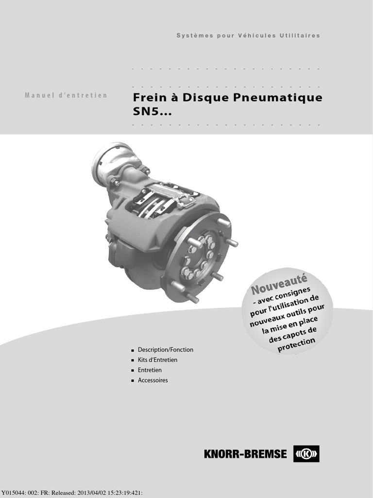 Y015044 - FR - 002 Atego | PDF | Frein | Véhicules