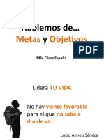 Hablemos de Metas y Objetivos