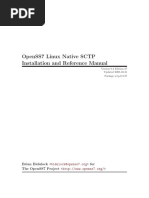 Openss7 Linux Native SCTP Installation and Reference Manual: Brian Bidulock For The Openss7 Project