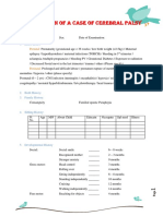Examination of A Case of Cerebral Palsy PDF