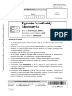 Egzamin Osmoklasisty Matematyka 2020 PDF