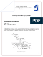 Investigacion de Agua Potable