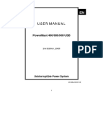 User Manual: Powermust 400/600/800 Usb