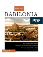 Factores que determinaron la planificación urbana de Babilonia