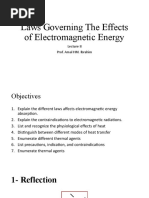 Laws Governing The Effects of Electromagnetic Energy