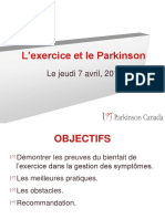 Parkinson Et Exercices G.trottier