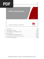 P-0 OTN Introduction: Confidential Information of Huawei. No Spreading Without Permission