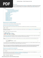 Installing Packages - Python Packaging User Guide