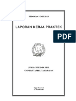 Pedoman Penulisan Laporan Kerja Praktek