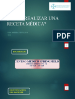 Cómo Realizar Una Receta Médica