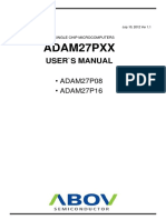 Adam27Pxx: User'S Manual