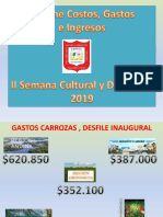 Informe Financiero Semana Cultural