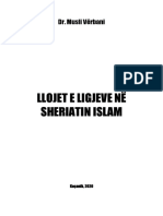 Dr. Musli Vërbani - Llojet e Ligjeve Në Sheriatin Islam