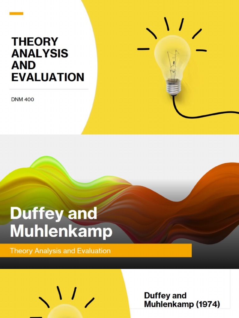 Theory Analysis and Evaluation Overview | PDF