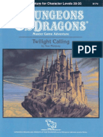 D&D 1.0 M3 Level 30-35 Adventure - Twilight Calling PDF