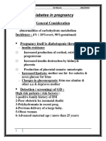 Lec. 1 - Diabetes in Pregnancy PDF
