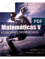 Matematicas V. Ecuaciones Diferenciales-1 PDF