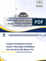 TPEN4311 - Sesi 4 - Fungsi Teknologi Pendidikan Dalam Pendidikan Jarak Jauh