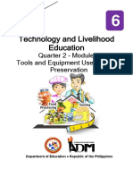 Technology and Livelihood Education: Quarter 2 - Module 7 Tools and Equipment Used in Food Preservation