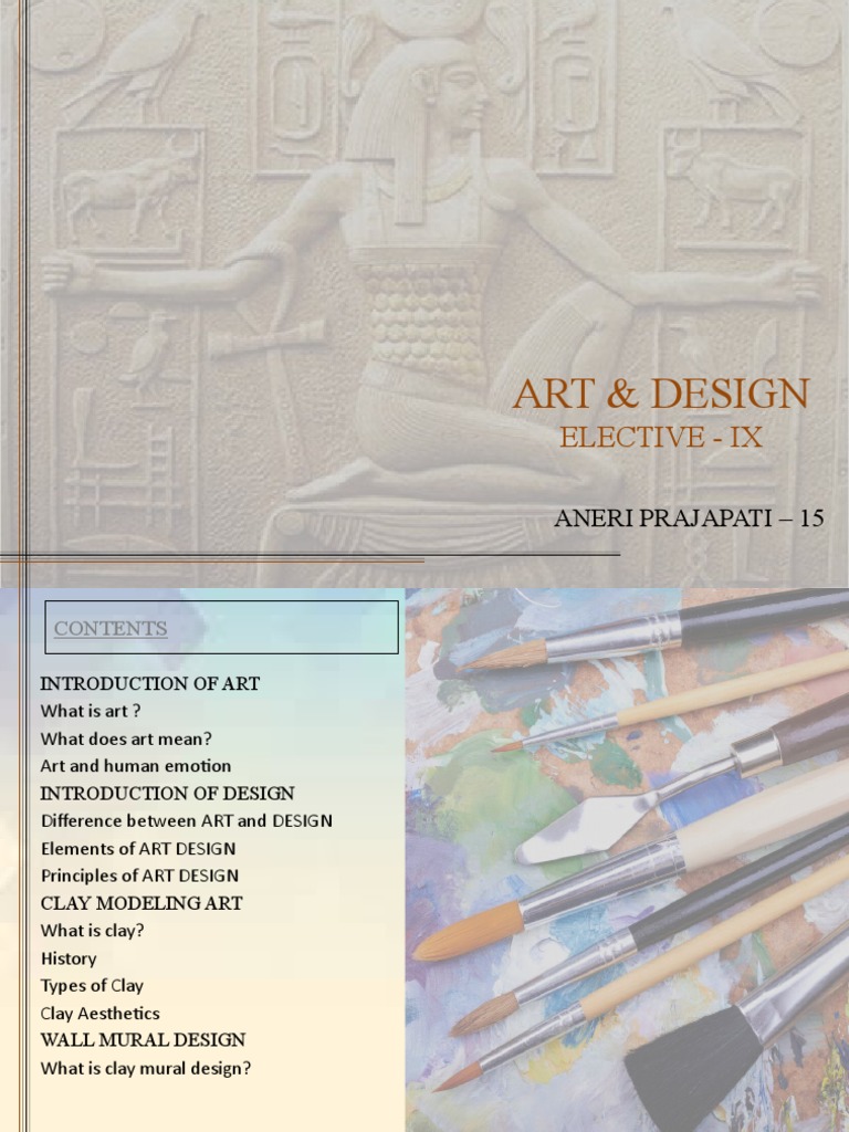 Final Art Design PDF Emotions Clay