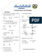 Evaluacion Final de Algebra Elemental Ccesa007