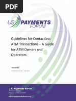 Guidelines For Contactless ATM Transactions - A Guide For ATM Owners and Operators