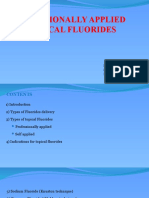 Topical Fluorides for Caries Prevention