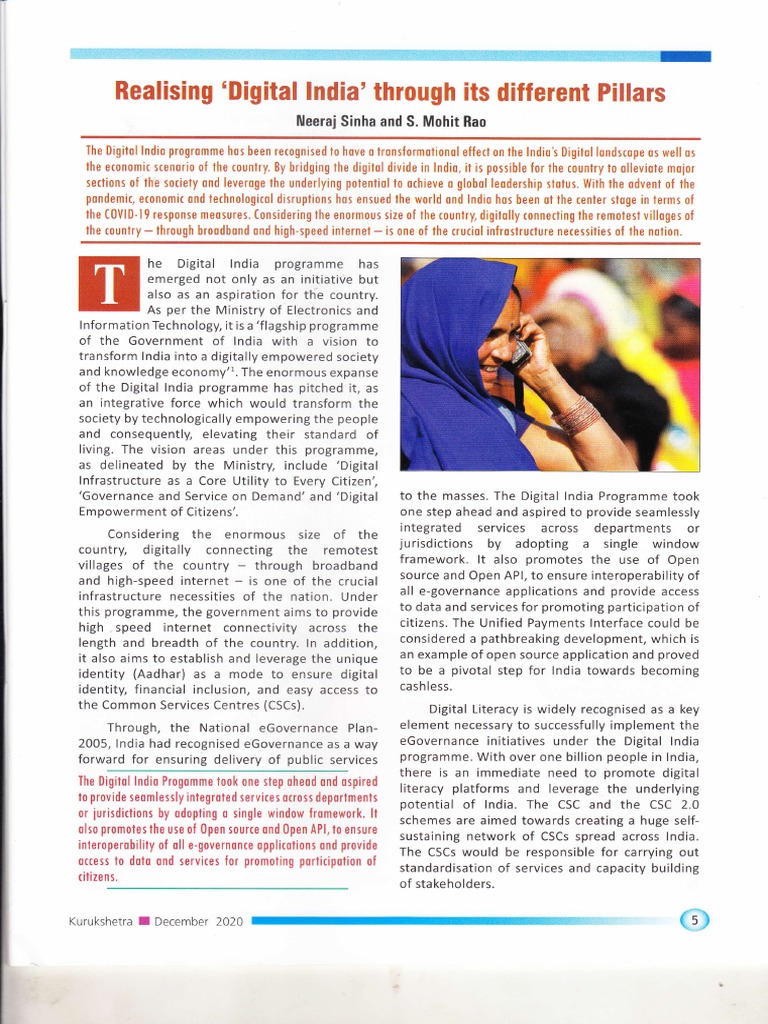 'Digital: India' Its Ditferent | PDF | Internet Access | Infrastructure