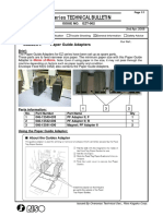 Ez Series Technical Bulletin: Subject: Paper Guide Adapters