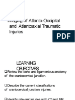 Imaging of Atlanto-Occipital and Atlantoaxial Traumatic Injuries