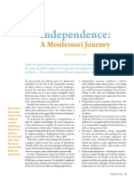 Independence:: A Montessori Journey