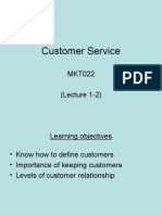 Customer Service - Lecture 1 - 2