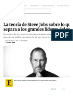 La Teoría de Steve Jobs Sobre Lo Que Separa A Los Grandes Líderes Del Resto - Forbes Colombia