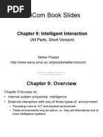 Ubicom Book Slides: Chapter 9: Intelligent Interaction