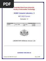 Computer Lab-X Lab Manual 