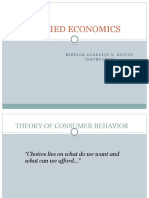 Theory of Consumer Behavior