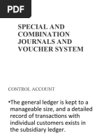 Special and Combination Journals and Voucher System