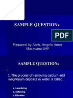 Plumbing Questionnaire 2