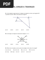 Lines, Angles & Triangles