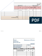 Bill of Quantities and Cost: Total WO 420.00 WO Including Markup of 10%