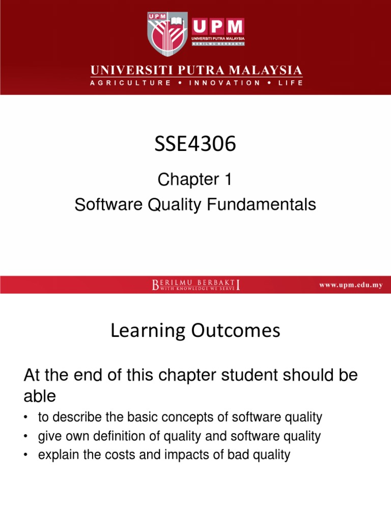 Software Quality Culture and Management | PDF | Software Quality ...