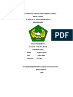 LAPORAN PRAKTEK KEPERAWATAN MEDIKAL BEDAH EFUSI PLEURA