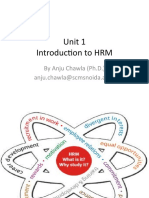 Unit 1 Introduction To HRM