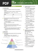 SpeakOut - PI - Unit 4 Vocabulary Extra+AK