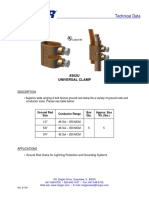 Technical Data: #302U Universal Clamp