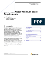 Qorivva MPC5500 Minimum Board Requirements: Application Note